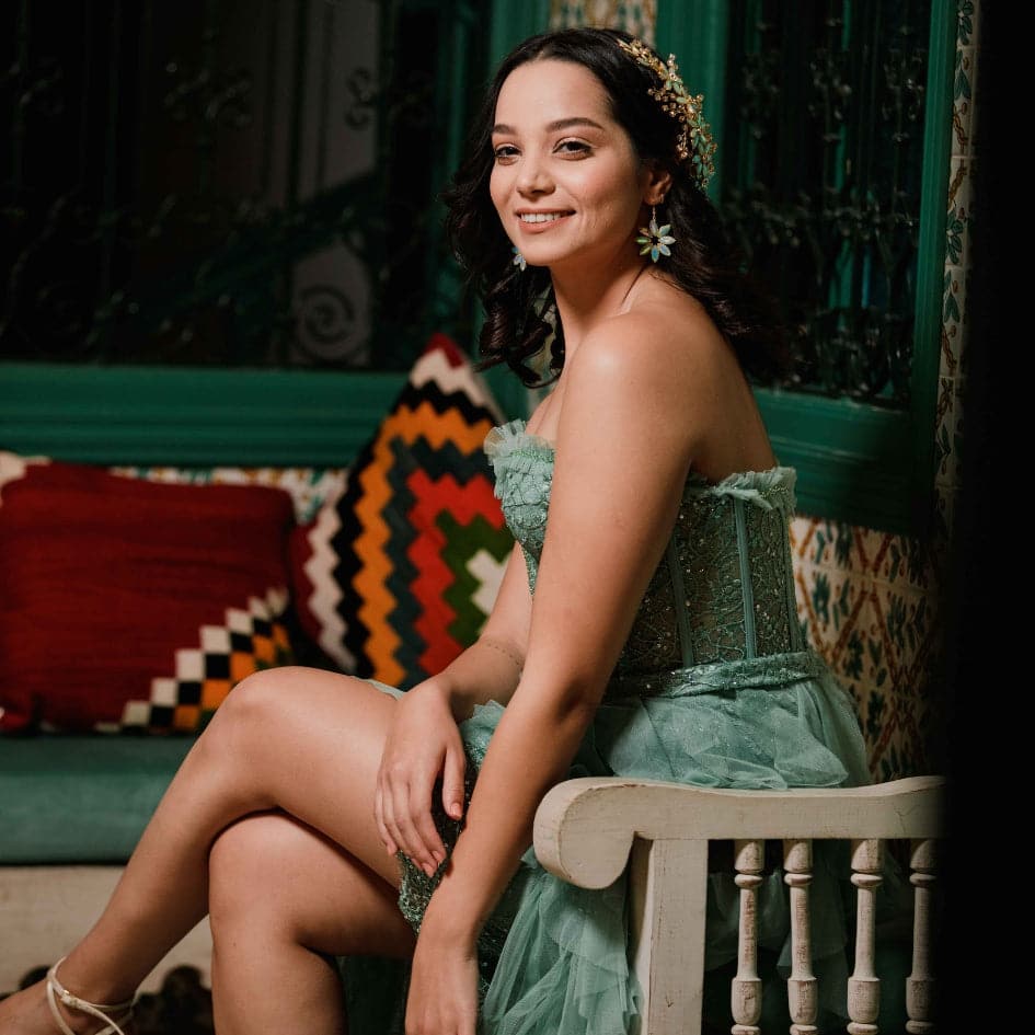 Broche de cheveux pour mariage cristal bleu