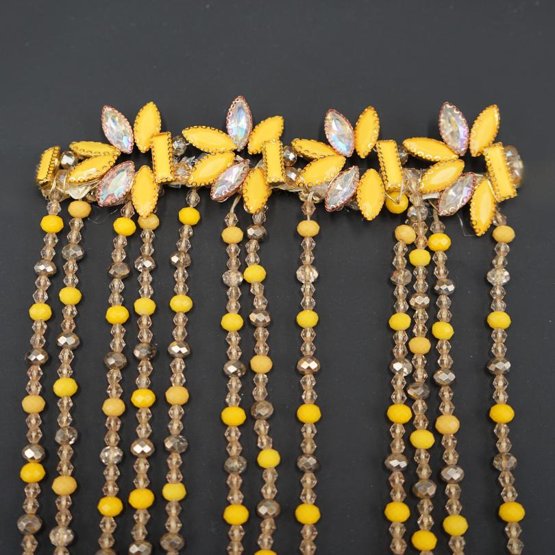 Peigne en perles jaune de cheveux mariée, Peigne de mariage, Peigne à cheveux perle Morceau de cheveux de mariage, Coiffe de mariée, Accessoires de cheveux de mariée, Bijoux de cheveux de mariage