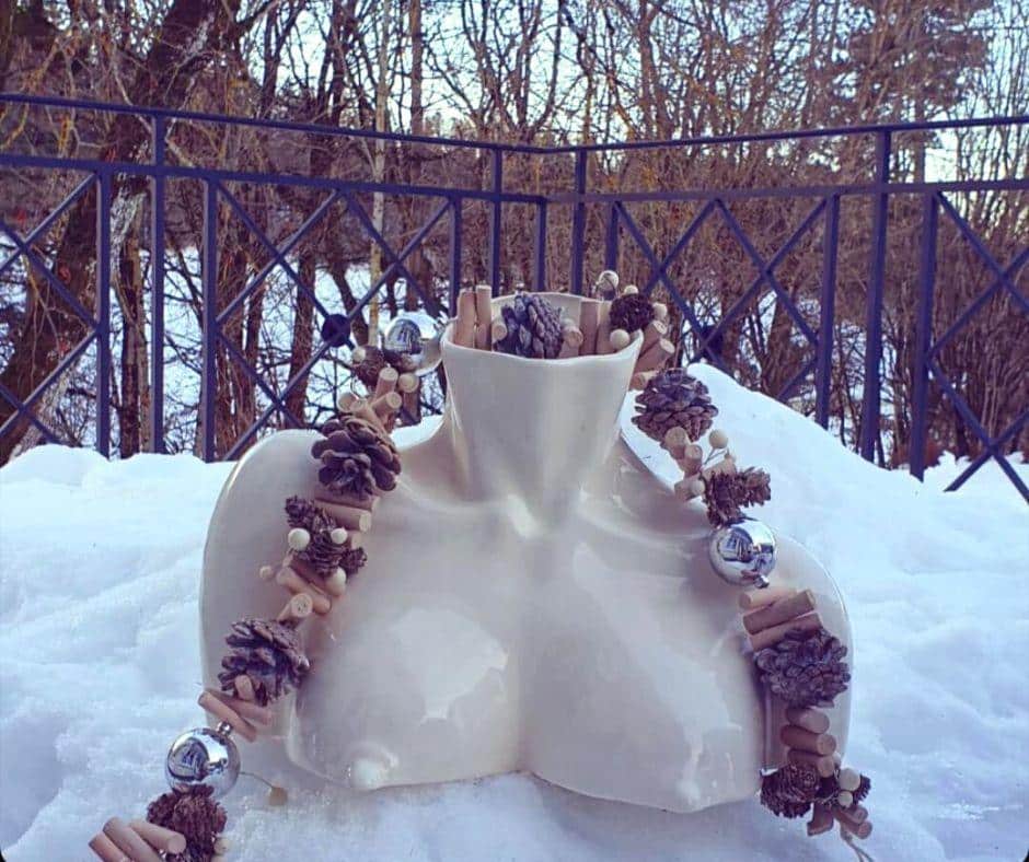 FOUFOUN® Buste White