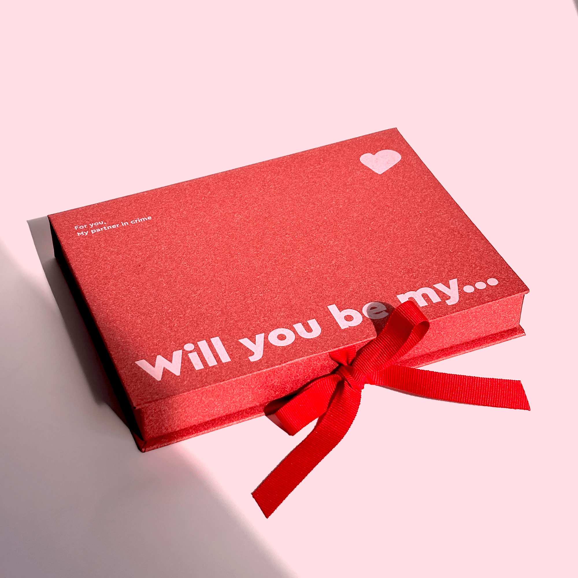 Coffret Cadeau "Saint-Valentin" message d'amour et notebook