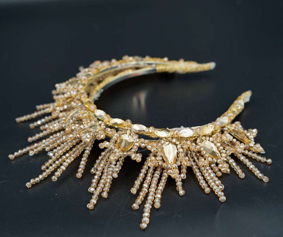 Couronne mariée d'orée .modèle Sun