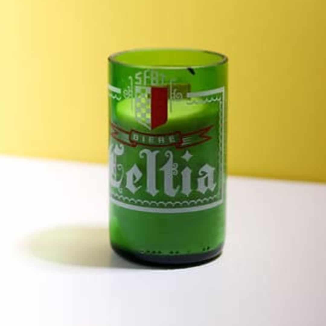 Bougie parfumée recyclé "Celtia" au Jasmin