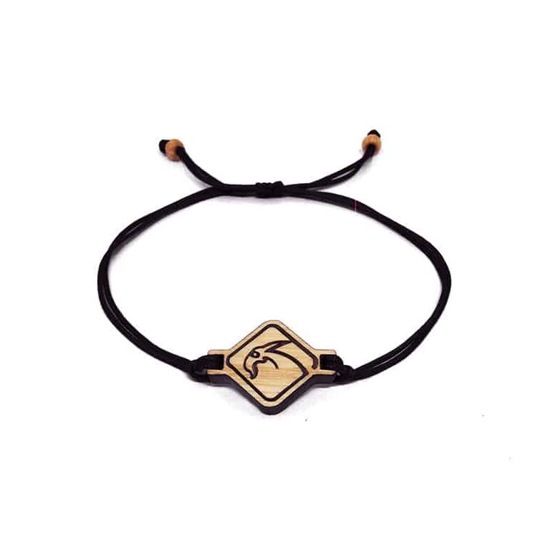 Bracelet Horoscope Capricorne – Pendentif en Bois Massif