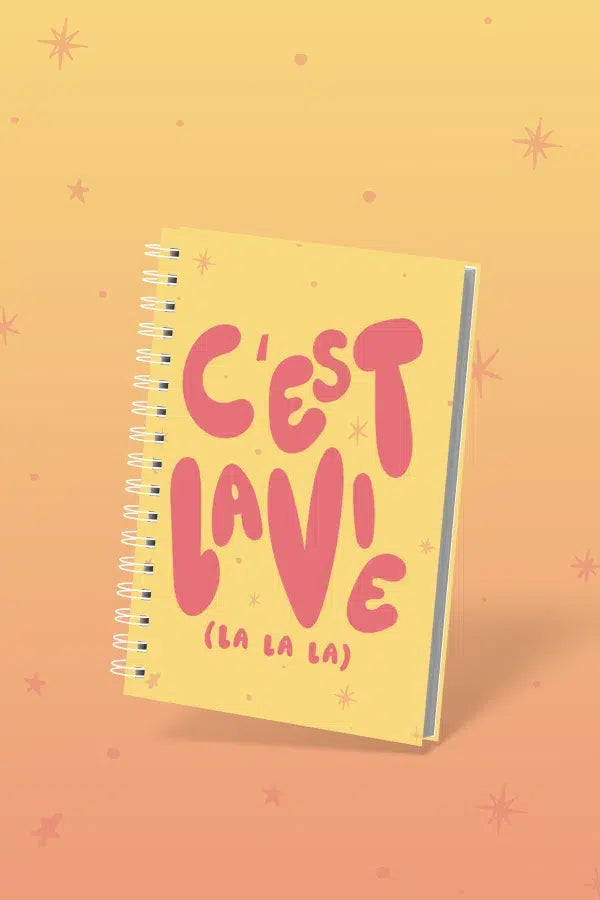 Carnet Spirale Pastel C'est la Vie - Inspiration Quotidienne
