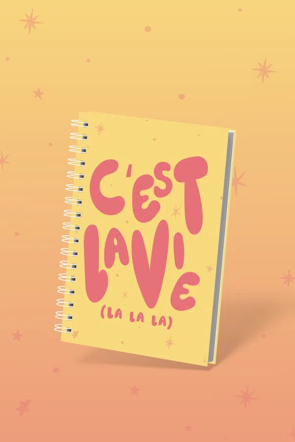 Carnet Spirale Pastel C'est la Vie - Inspiration Quotidienne