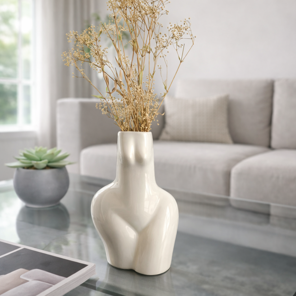 Vase en céramique Silhouette féminine
