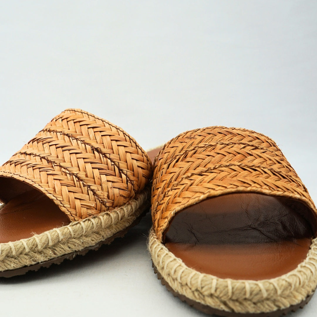 Chaussures d’été en fibre naturelle