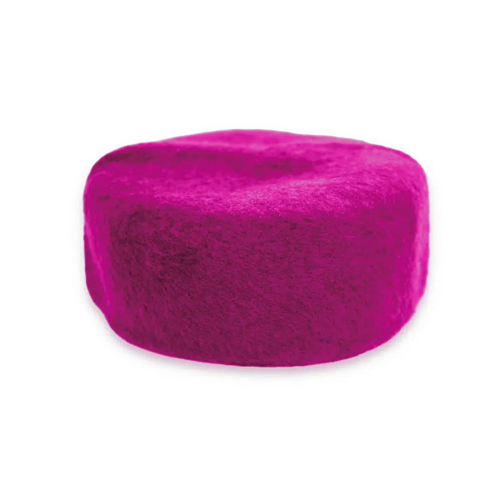 Chéchia Tunisienne en Laine Magenta - Élégance et Confort Artisanaux
