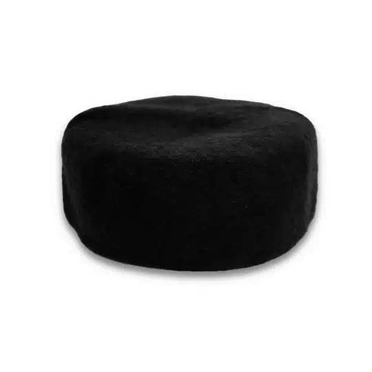 Chechia tunisienne noire en laine