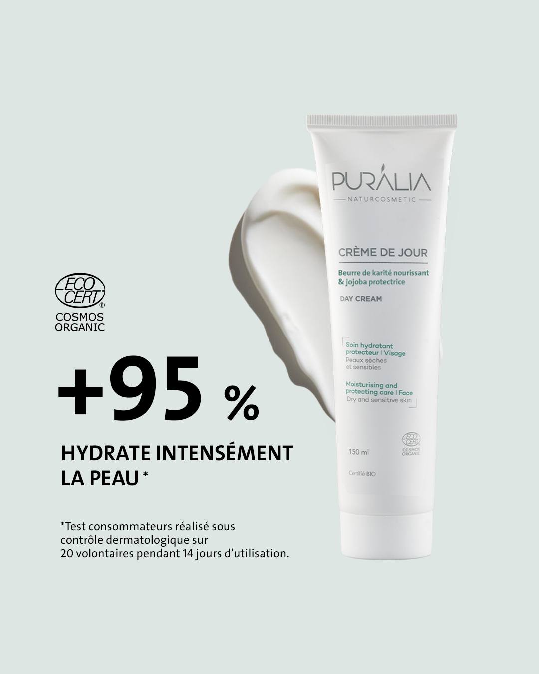 crème hydratante BIO pour une peau nourrie et protégée