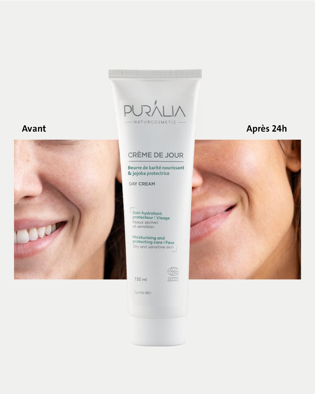 crème hydratante BIO pour une peau nourrie et protégée