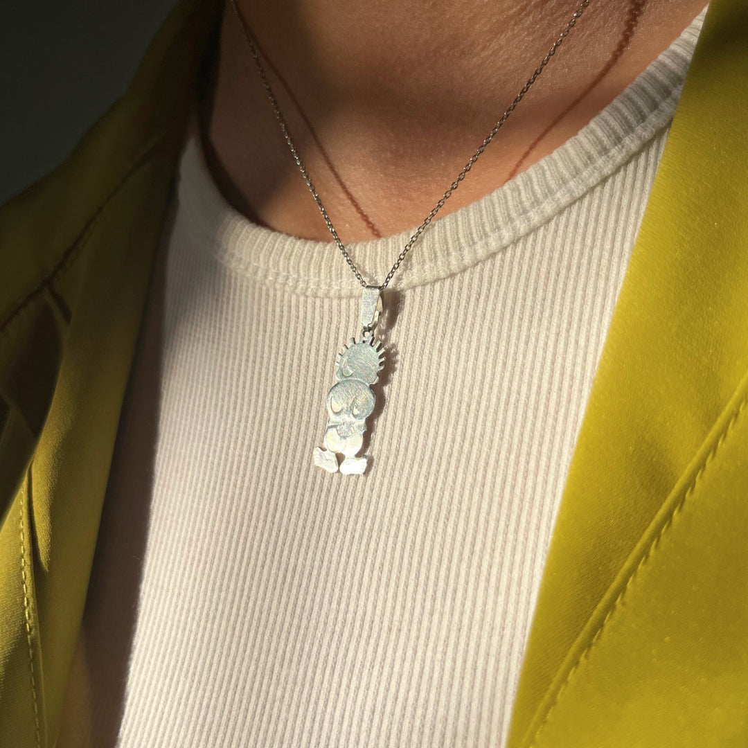 Collier Argent Handala
