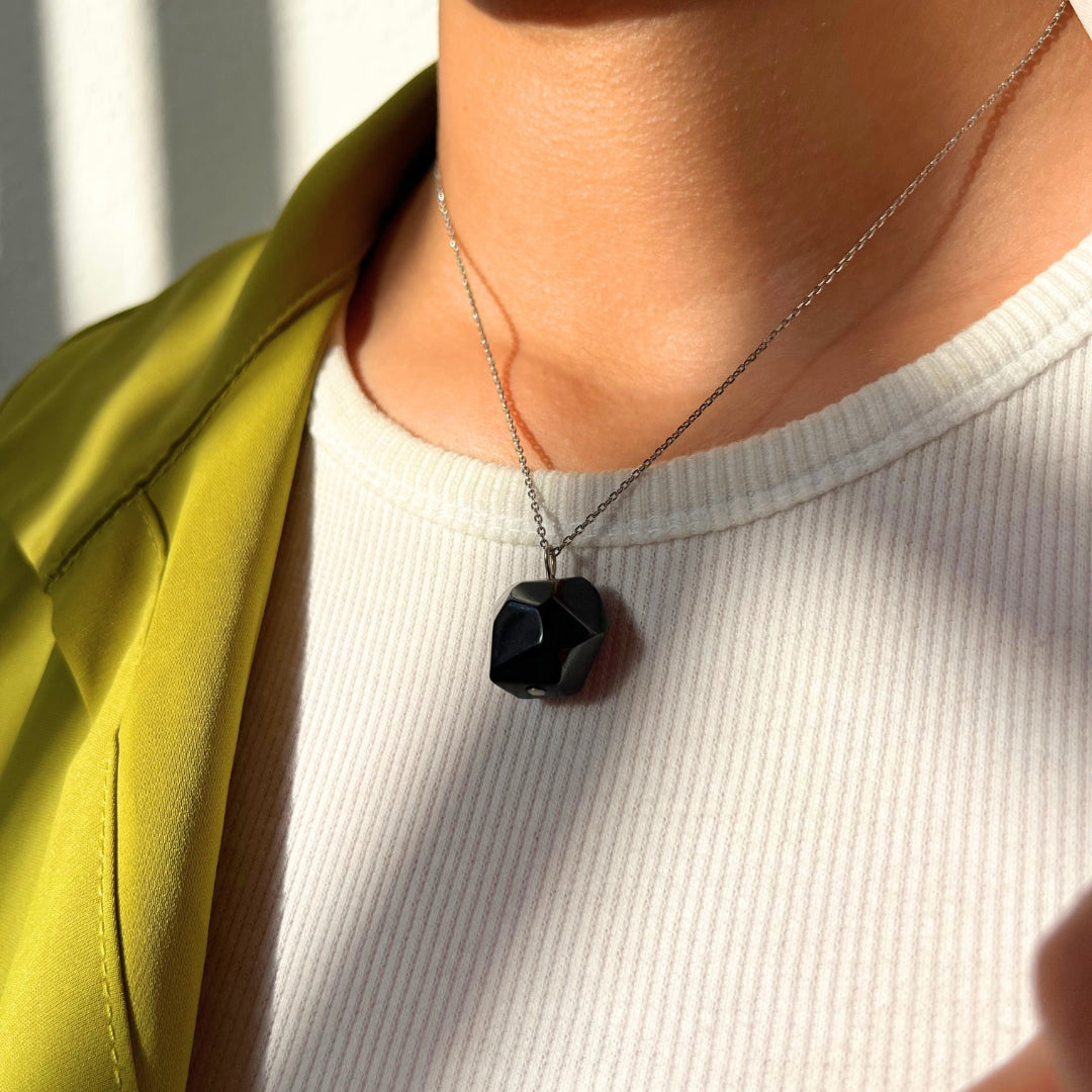 Collier en argent 925 avec grenat