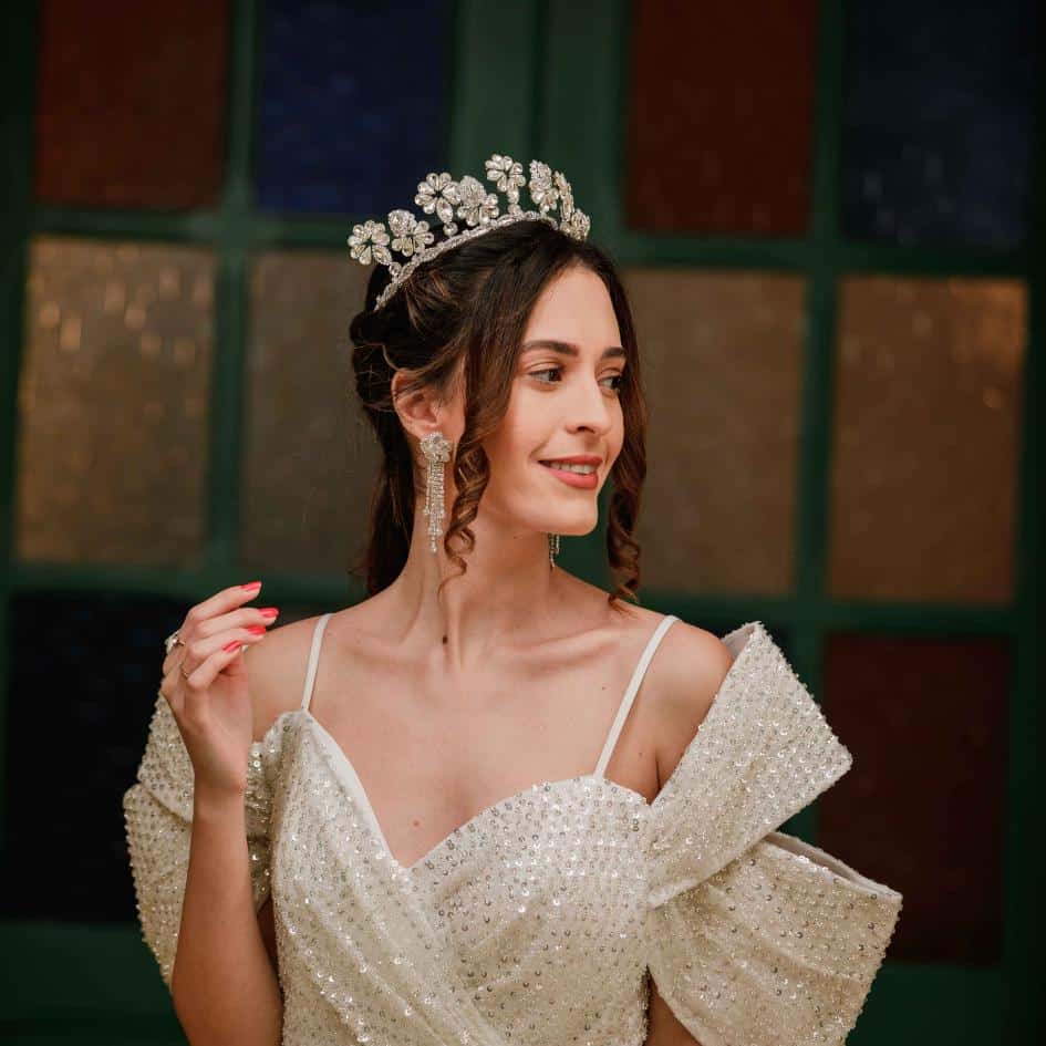 Couronne Douceur Florale Blanc