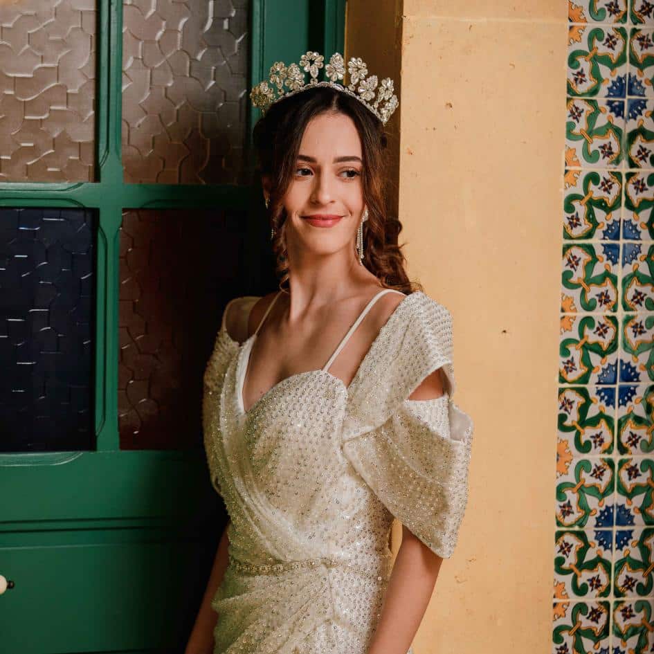 Couronne Douceur Florale Blanc