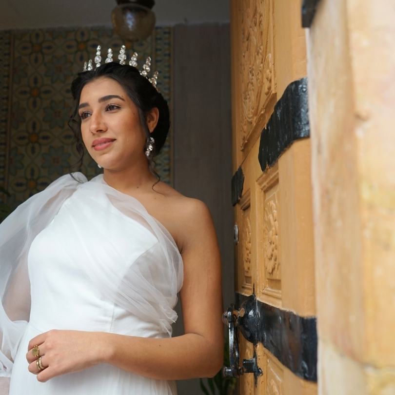 Couronne de mariage couleur blanche, diadème de la lune , diadème de mariage en perles et cristal, diadème de mariée, casque de mariage en perles, diadème de mariage en perles, couronne de mariage en cristal