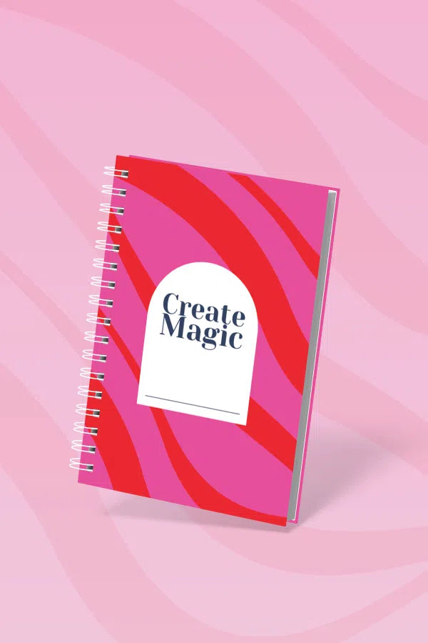 Carnet Planner Create Magic A5 - Couverture Rigide Chic et Fonctionnel