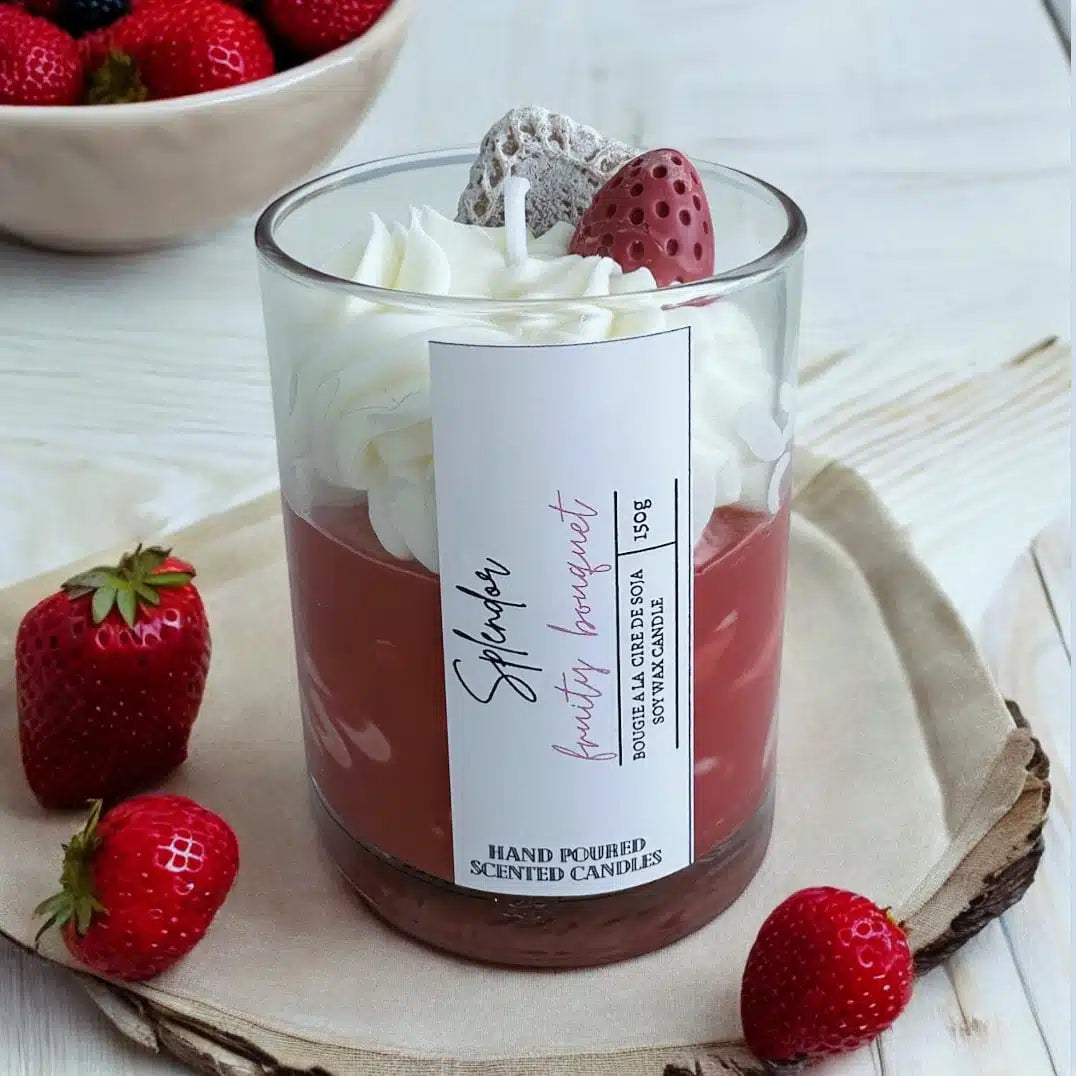 Bougie parfumée "fruity bouquet" au cire de soja