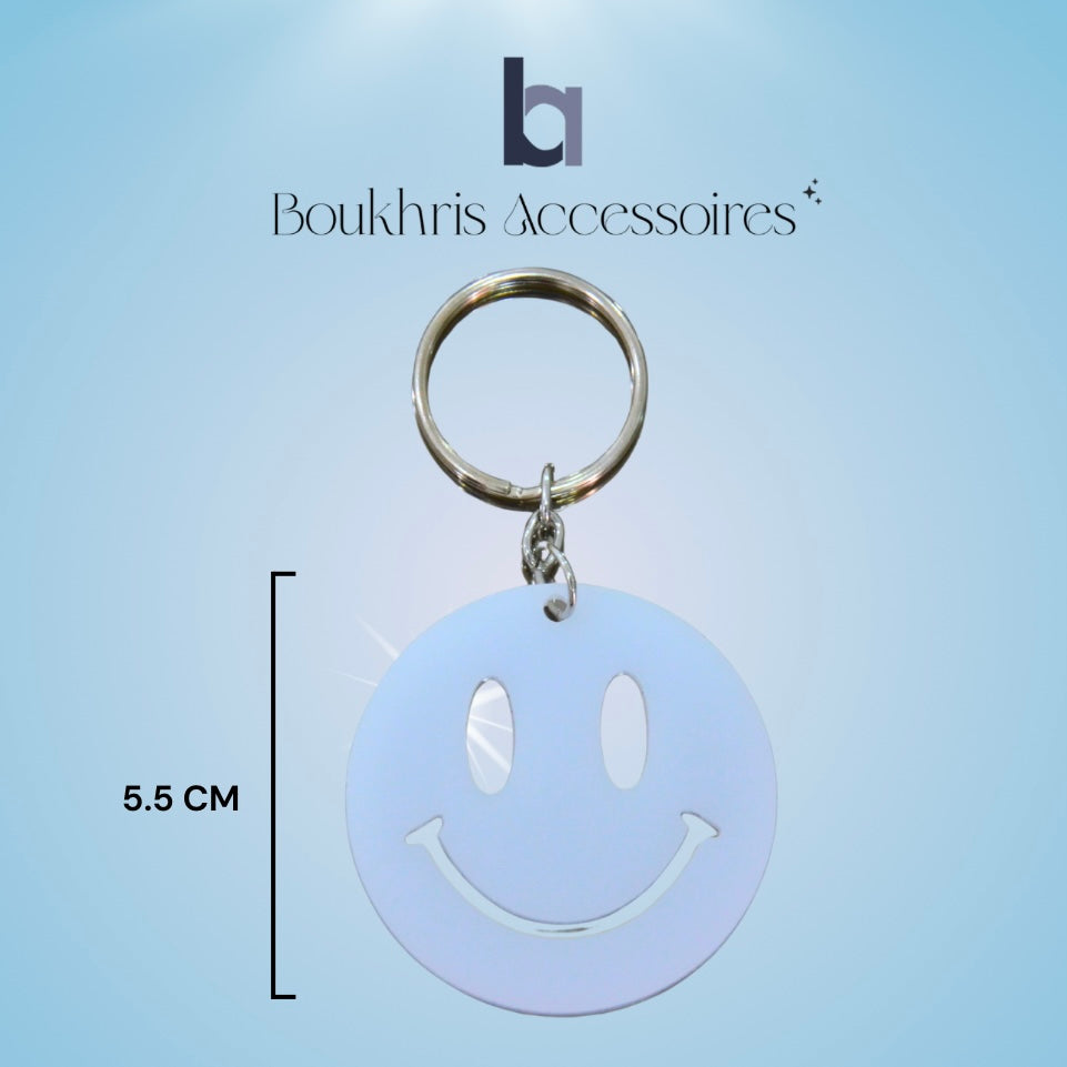 Porteclé smiley : l'accessoire fun et premium à ne pas manquer