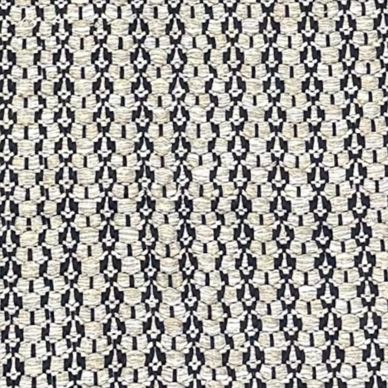 Tapis pour chambre à coucher - Franges bleu nuit – 75 x 115 cm