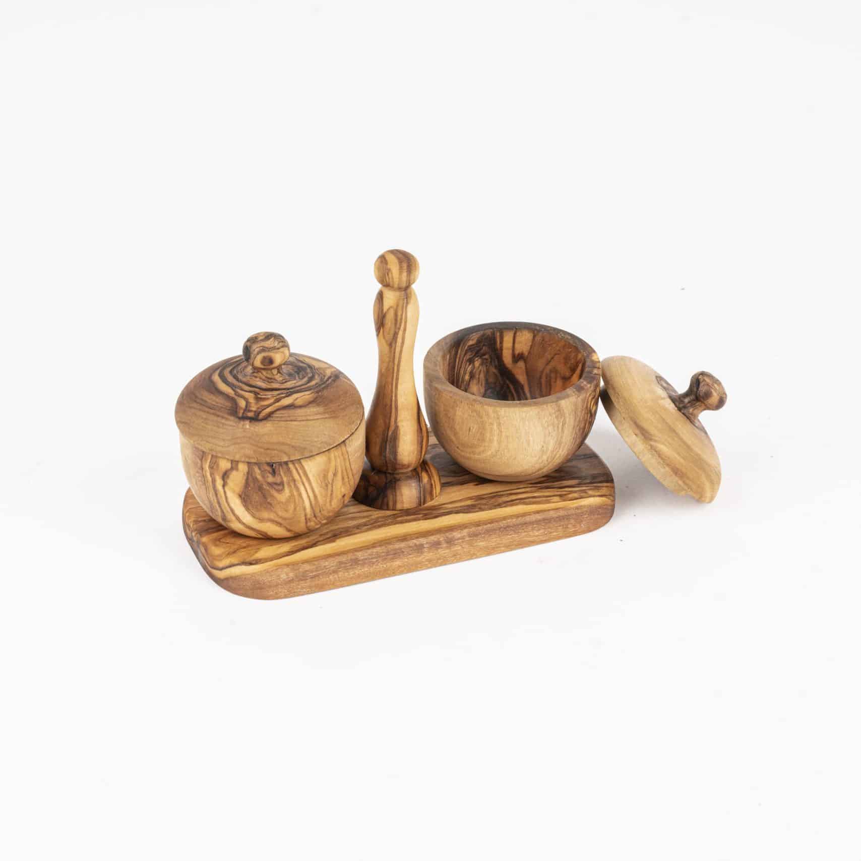 Salière en bois