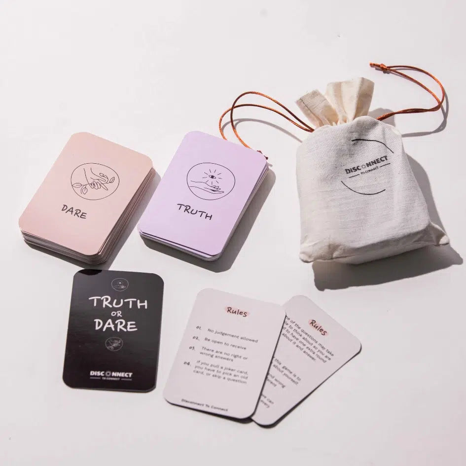 50 cartes jeu actions et vérités "Mindfulness" version anglaise