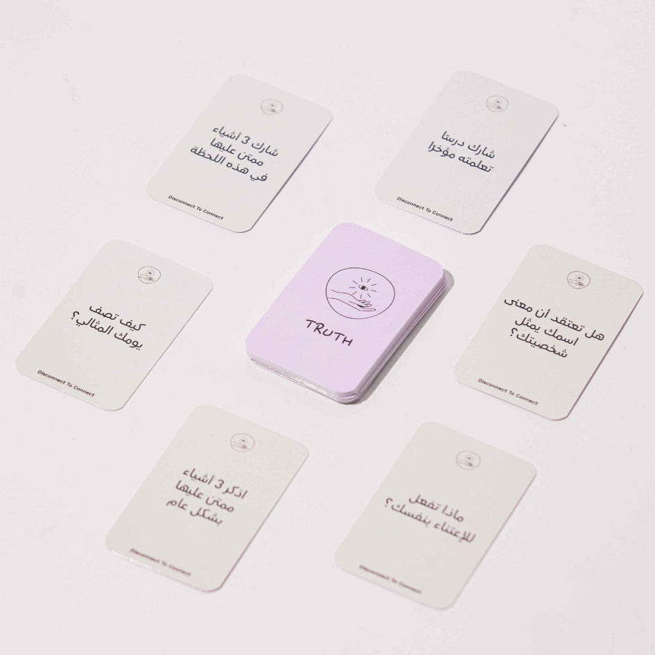 50 cartes jeu actions et vérités "Mindfulness" version anglaise