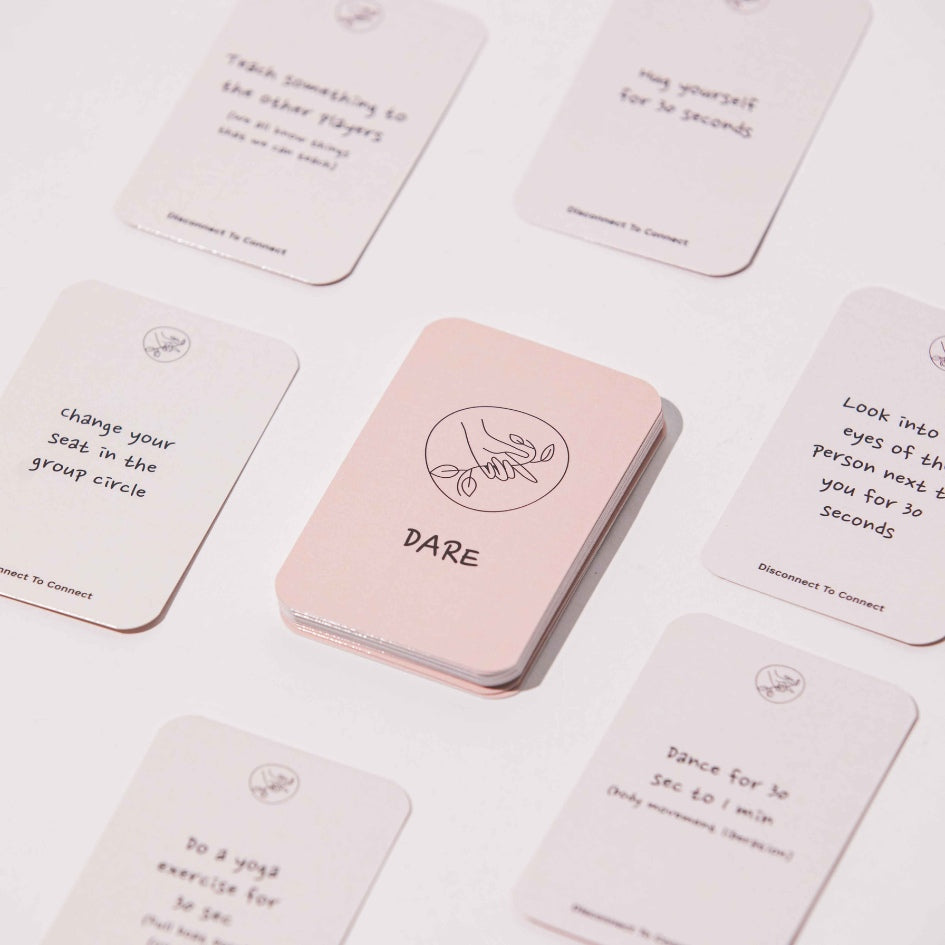 50 cartes jeu actions et vérités "Mindfulness" version anglaise