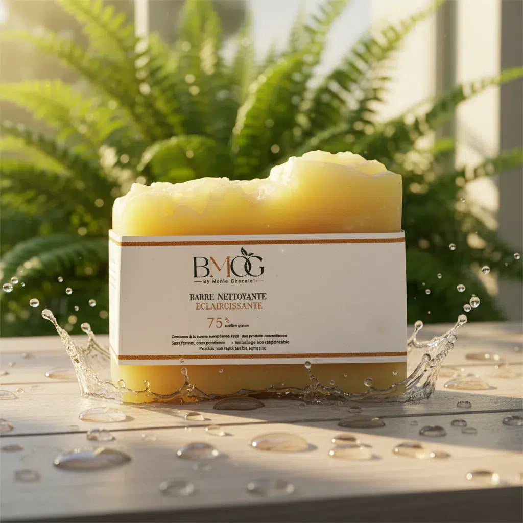 Barre nettoyante éclatante pour une peau unifiée et douce