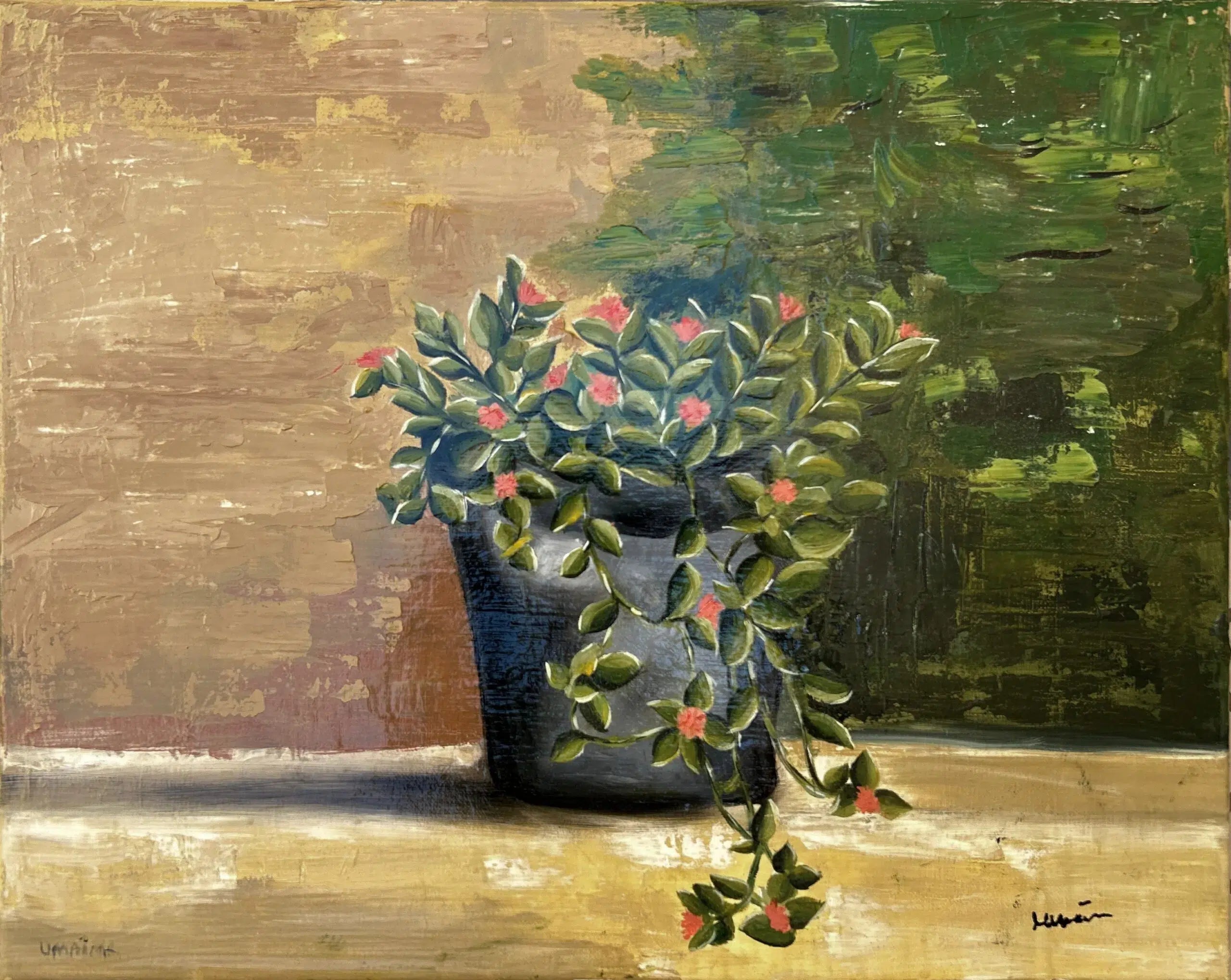 tableau méditerranéen unique pour un intérieur chaleureux et élégant