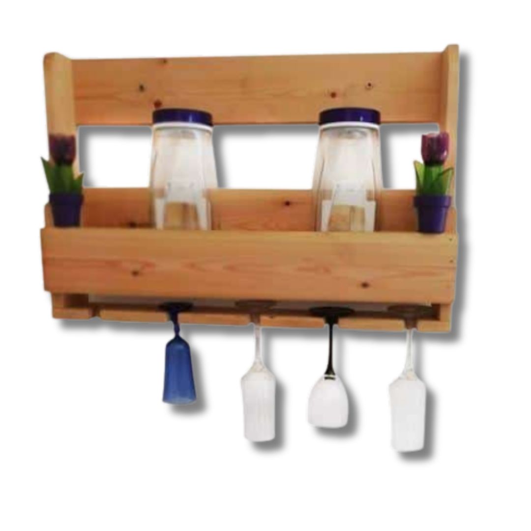 Étagère murale en bois premium : style rustique et gain de place