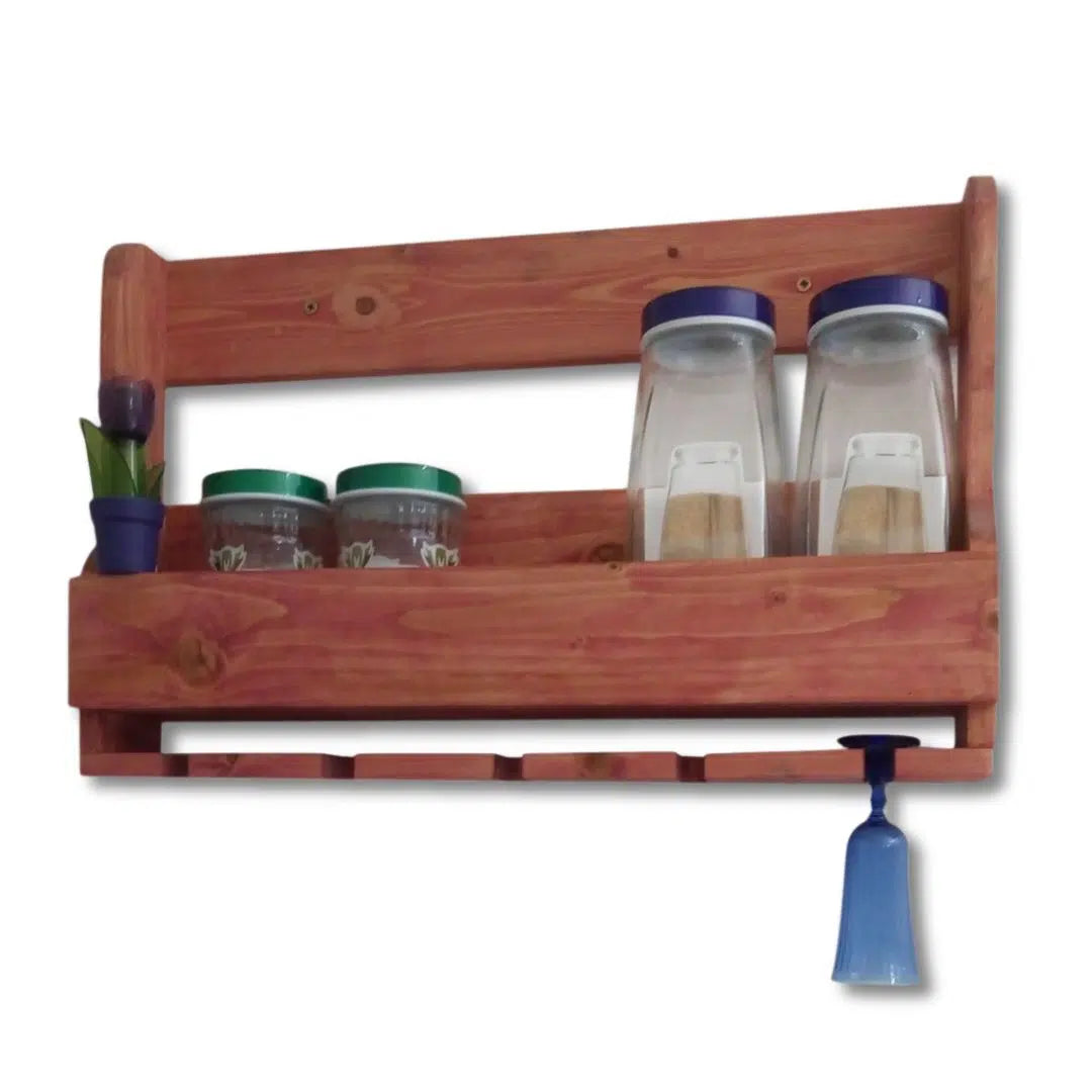 Étagère murale en bois premium : style rustique et gain de place