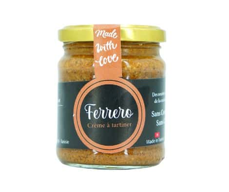Pâte à tartiner chocolat Ferrero goût irrésistible et sain