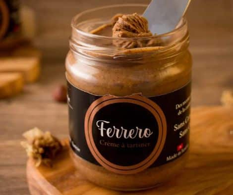 Pâte à tartiner chocolat Ferrero goût irrésistible et sain