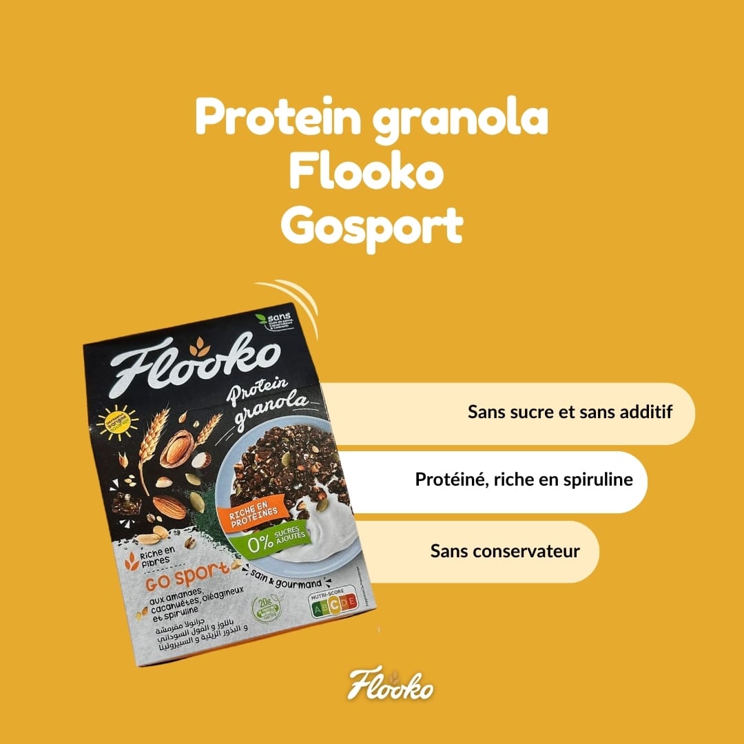 Granola healthy Proteiné  "Gosport" sans sucre ajouté