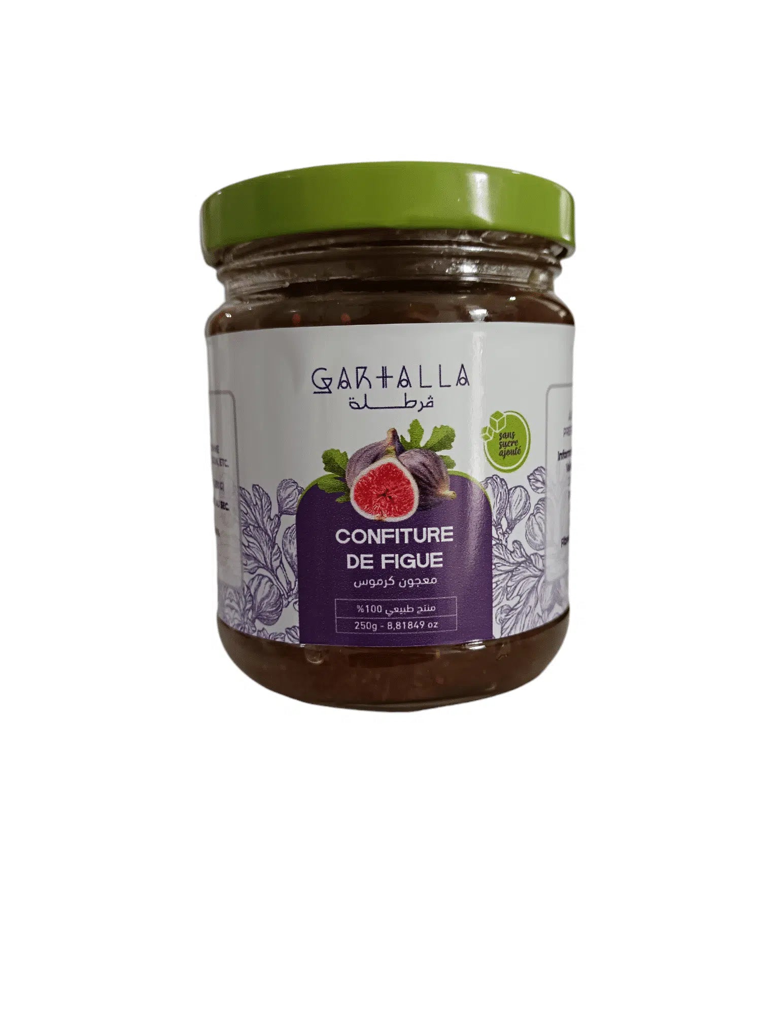 Confiture figue naturelle sans sucre ajouté