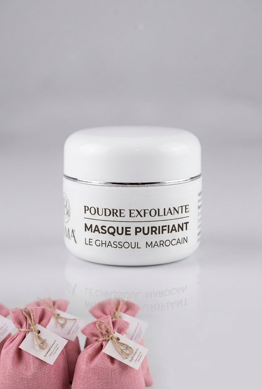 Ghassoul marocain purifiant pour une peau éclatante et douce