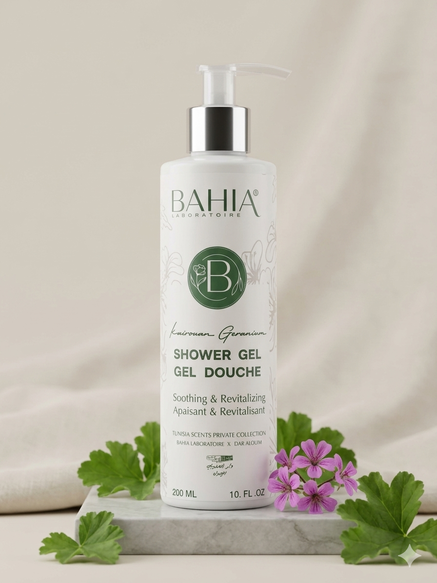 Gel douche géranium N
