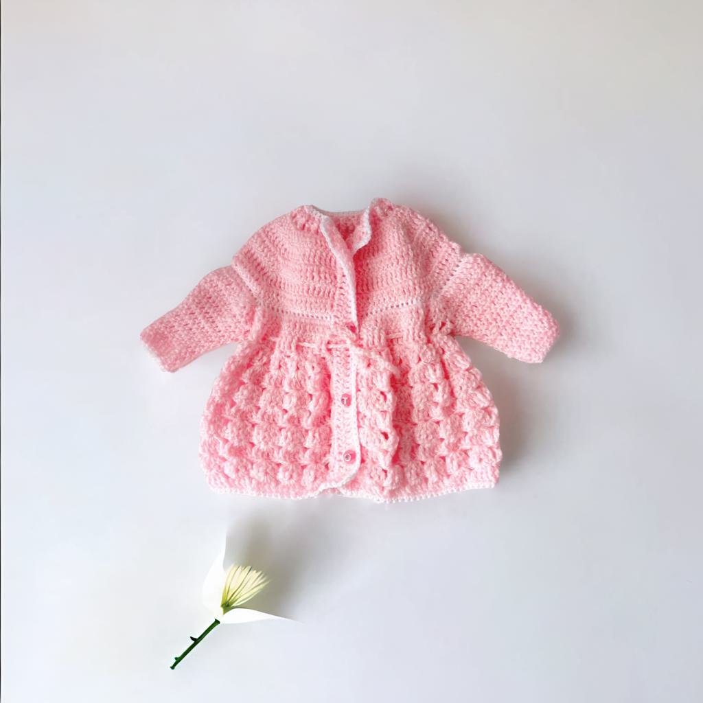 Pink vest for baby girl