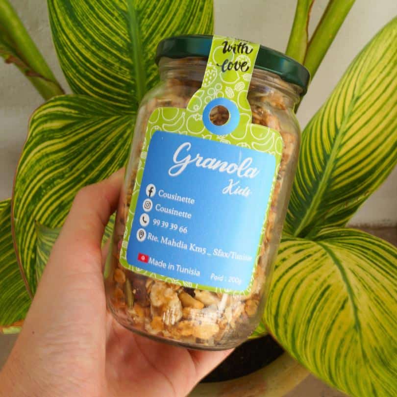 Granola Kids 100 naturel fait maison pour un petit déjeuner sain