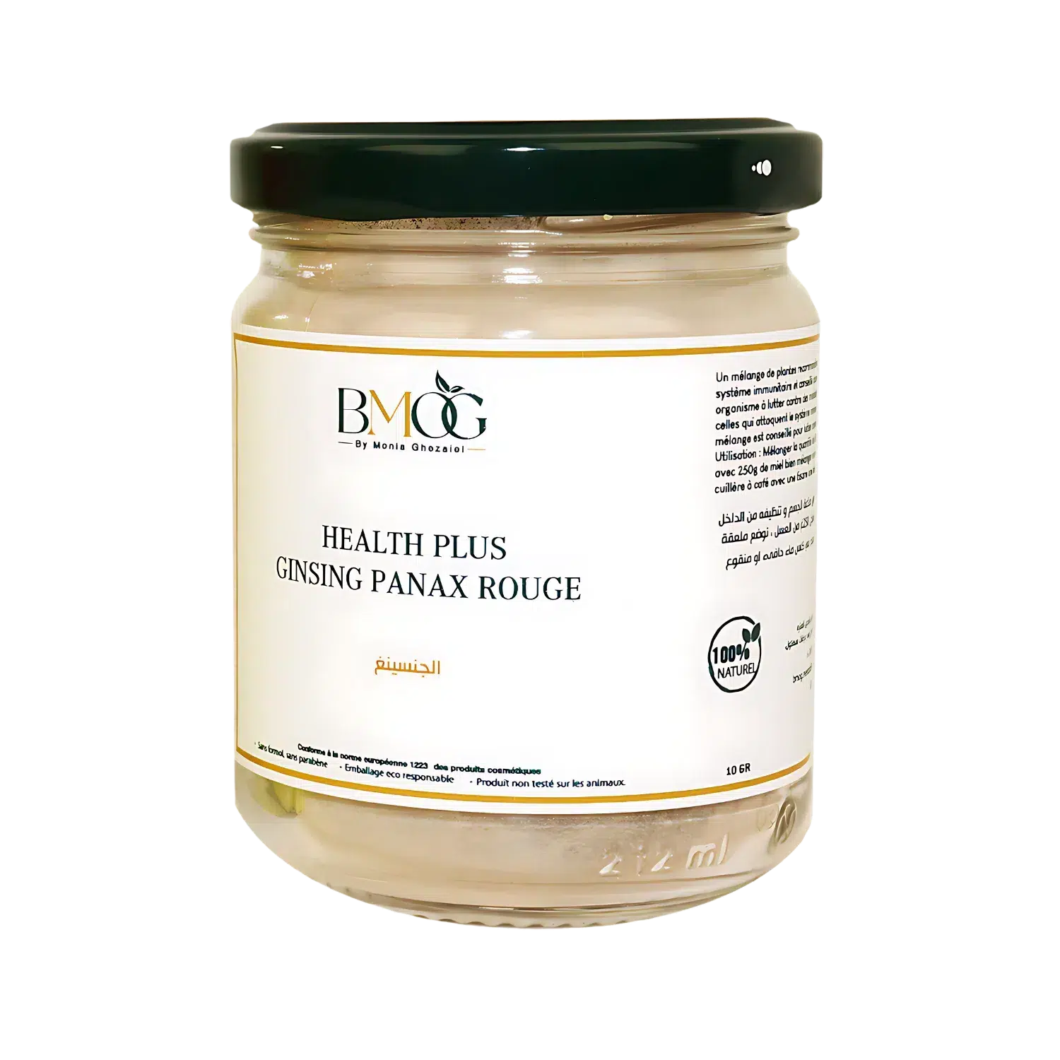 Health Plus aux ginseng panax rouge 100% naturel (10 g)