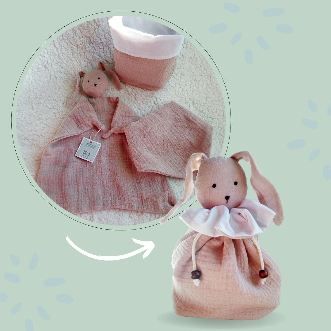 Pack Cadeau De Naissance Doudou Lapin