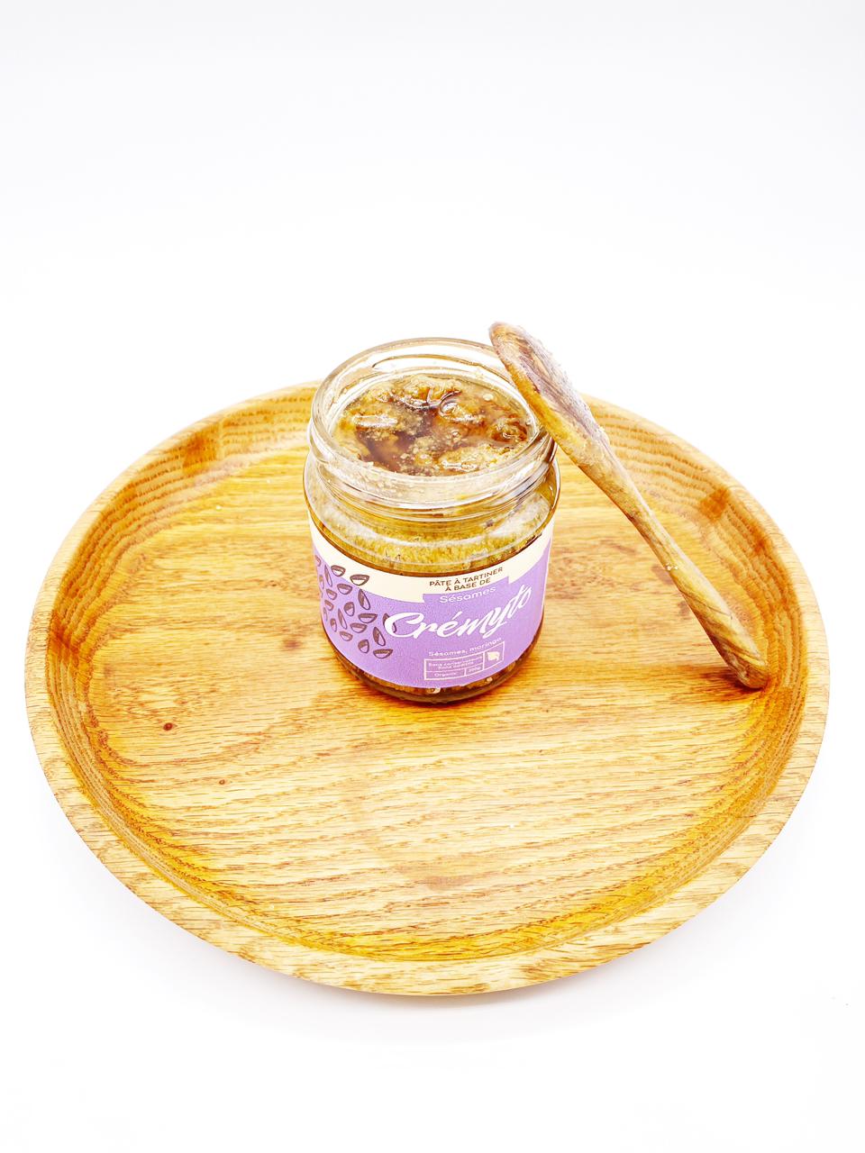 Pâte à tartiner de sésame au moringa et miel 200g