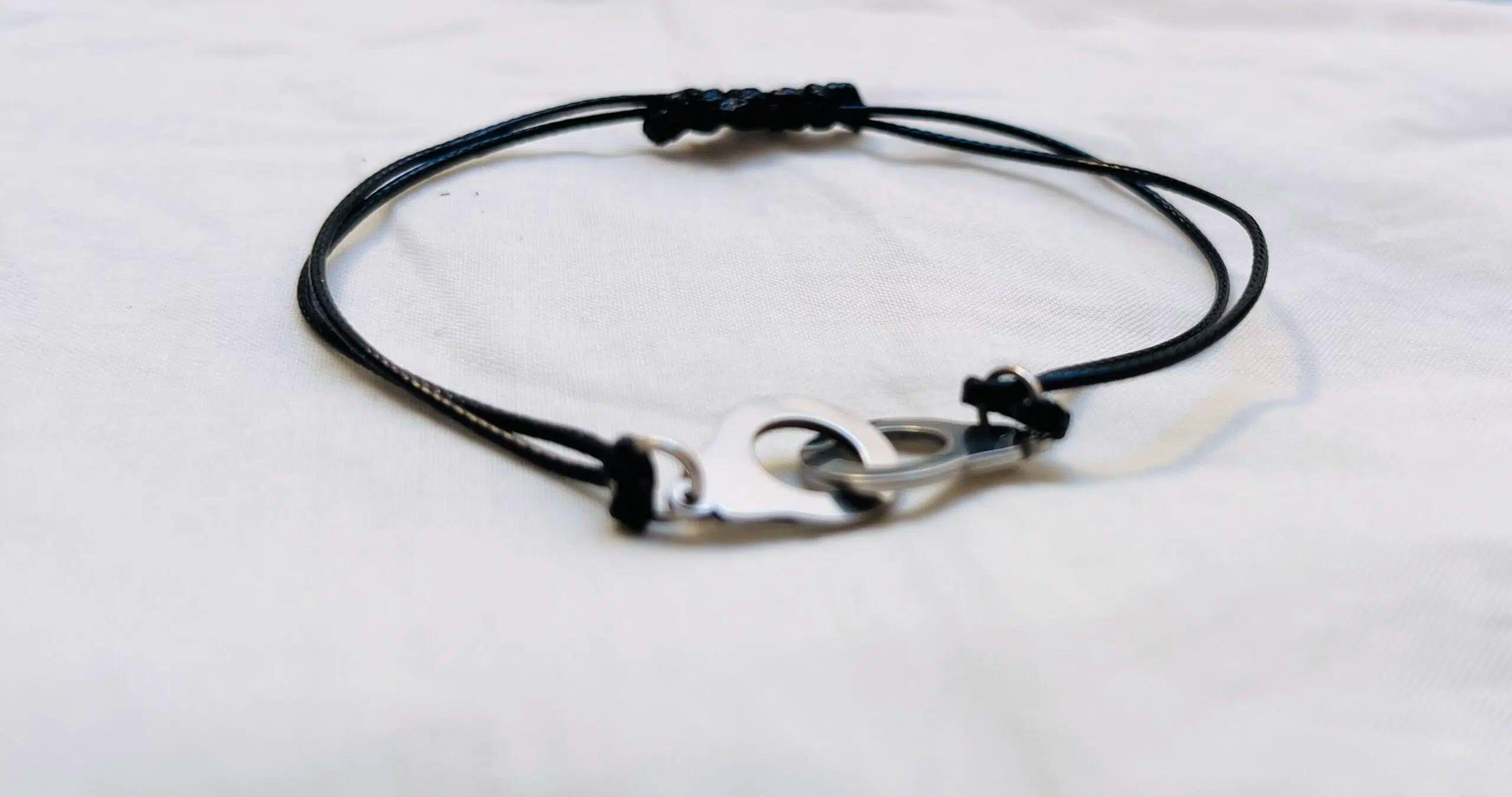 Bracelet menottes en acier inoxydable unisexe