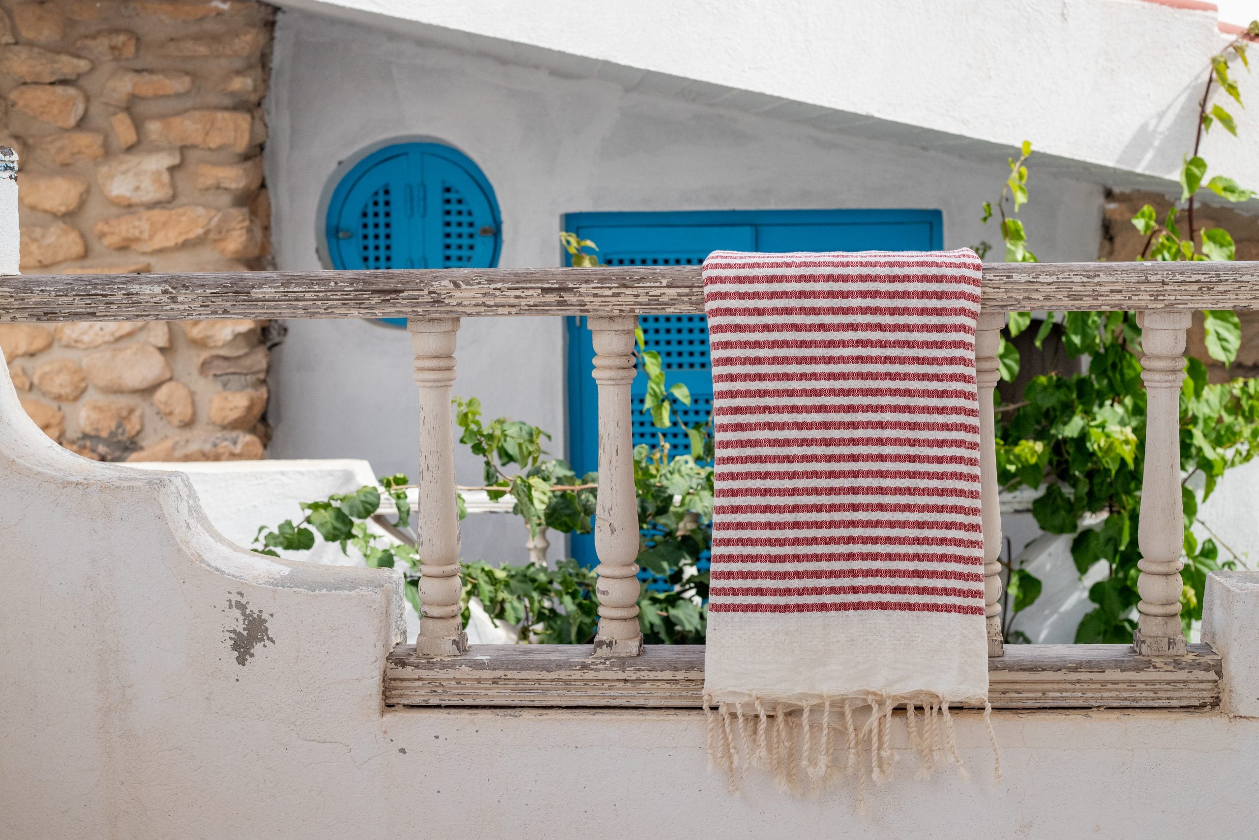 Fouta XXL - 200 cm x 100 cm- Serviette pour Hammam, Sauna, Spa, Plage ou Pique-nique - 100 % Coton - Artisanale