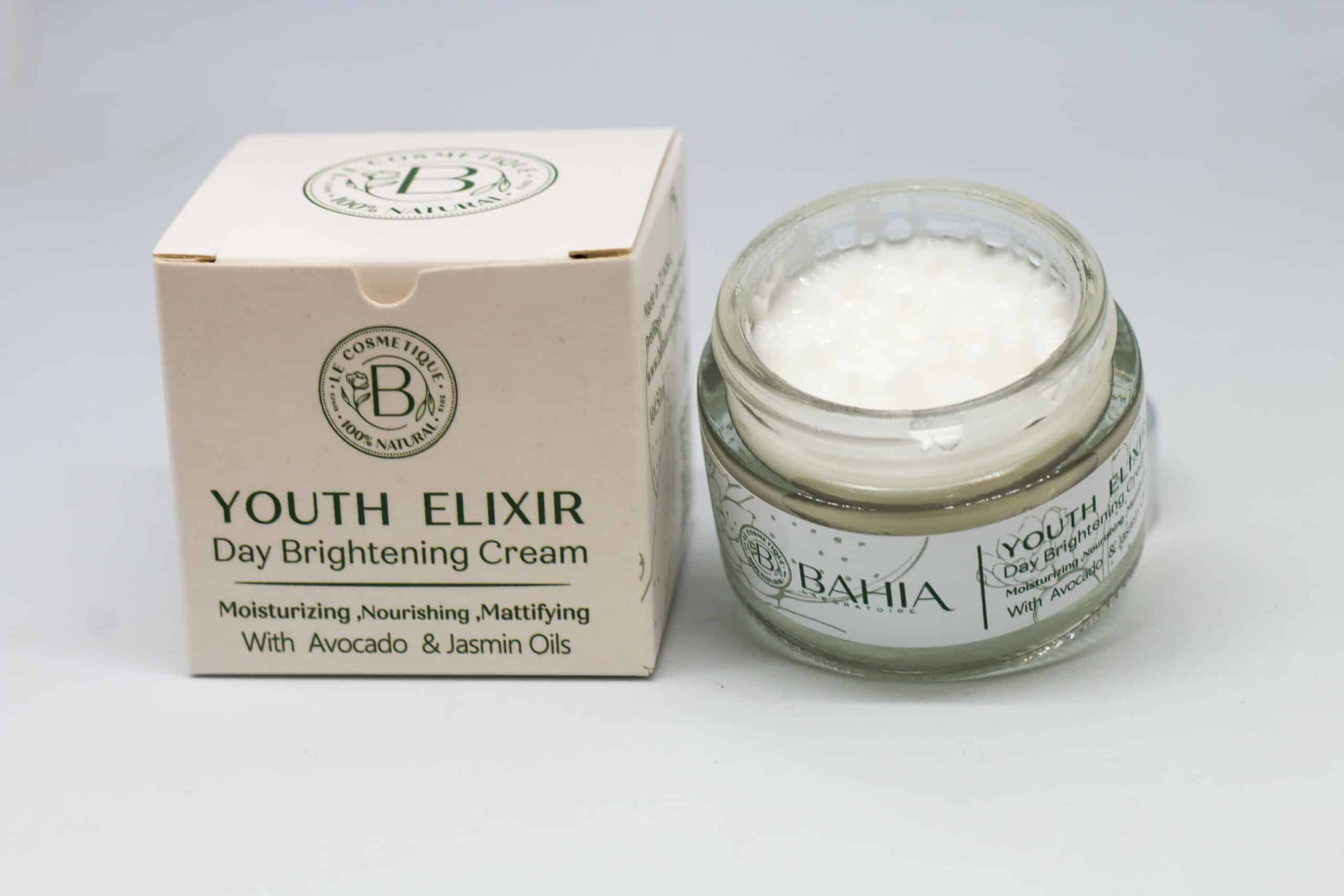 Youth Elixir, soin visage creme hydratante de jour, nourrissant et protecteur produits de beauté