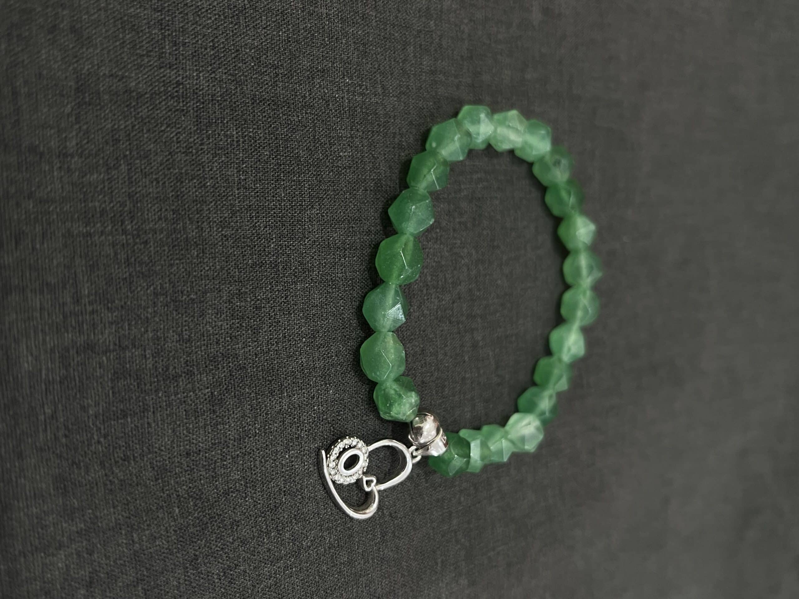 Bracelet ÉQUILIBRE en pierre Aventurine verte