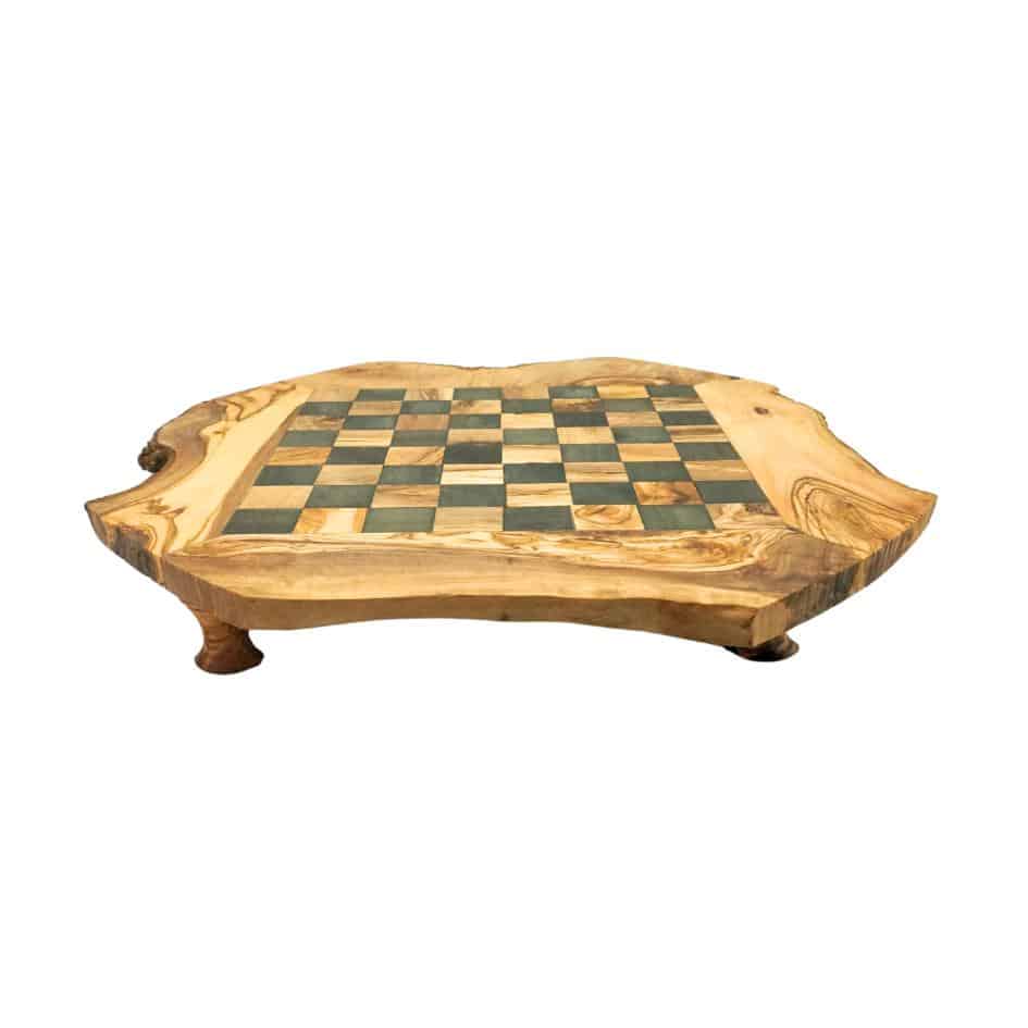 Jeu d'échecs en bois d'olivier