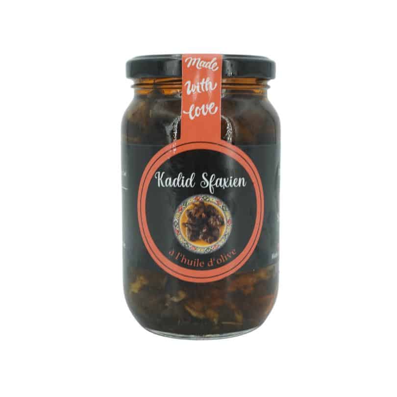 Kadid sfaxien viande de veau séchée pour des plats irrésistibles