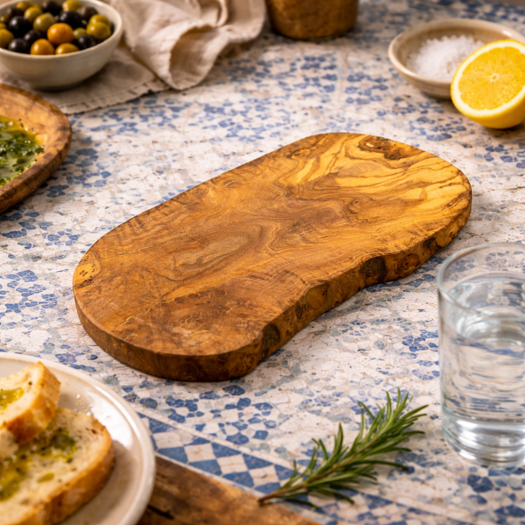 Planche à découper en bois d'olivier (30cm)